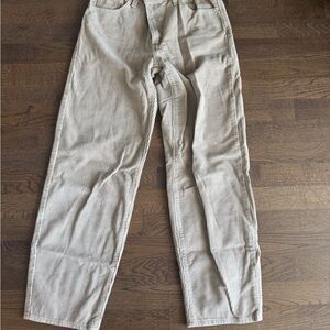 Levi’s Beige Baggy Dad Corduroy Pants